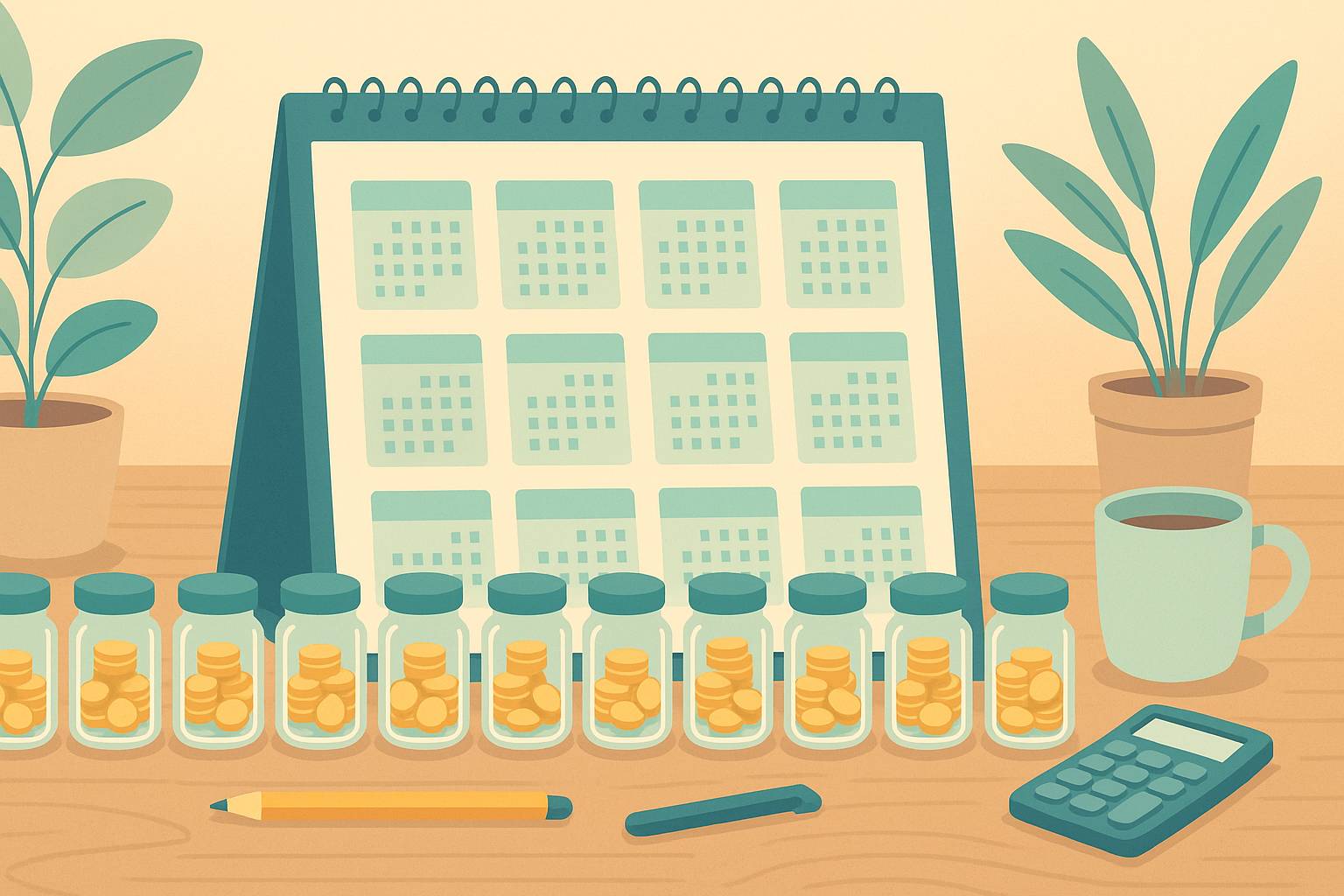 Cómo planificar un ahorro anual con pequeños desafíos mensuales