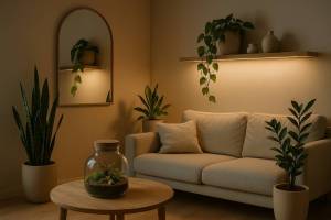 Ideas para decorar con plantas en espacios con poca luz