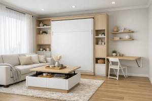 Trucos para distribuir el salón con muebles multifunción sin recargar el espacio