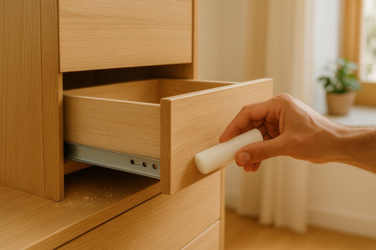 Truco casero para evitar que los cajones se atasquen con productos del hogar